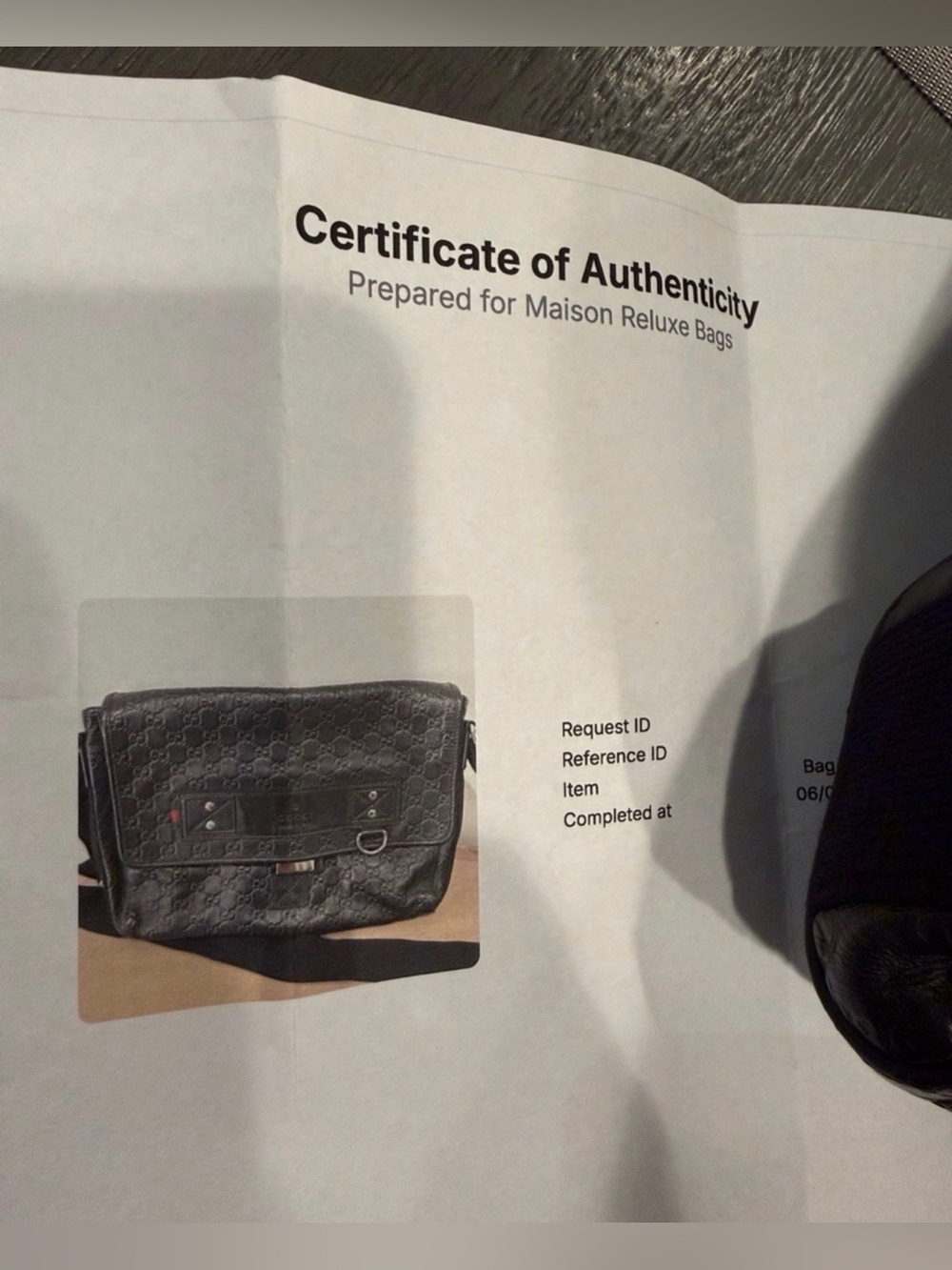 Gucci Black Messenger Bag with Gucci Wallet and Gucci Box!! - Picture 14 of 14
